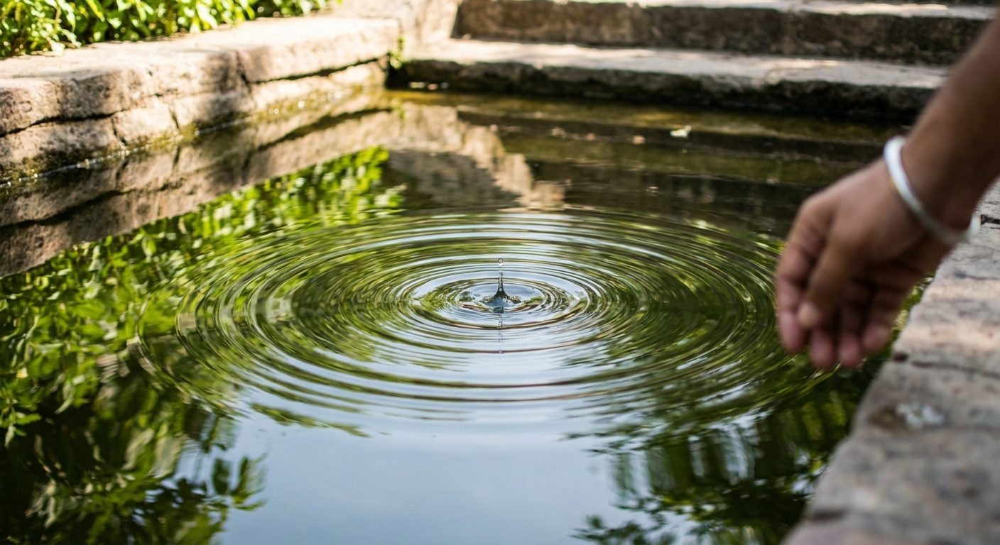 A ripple effect in water symbolizing the spread of emotional intelligence