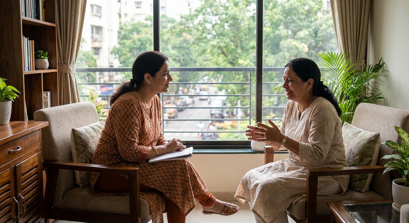 A supportive therapy session