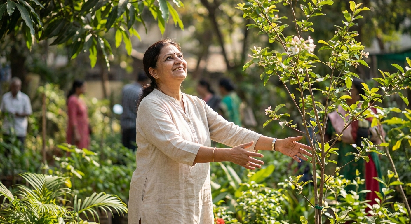 A transformed individual embracing new beginnings