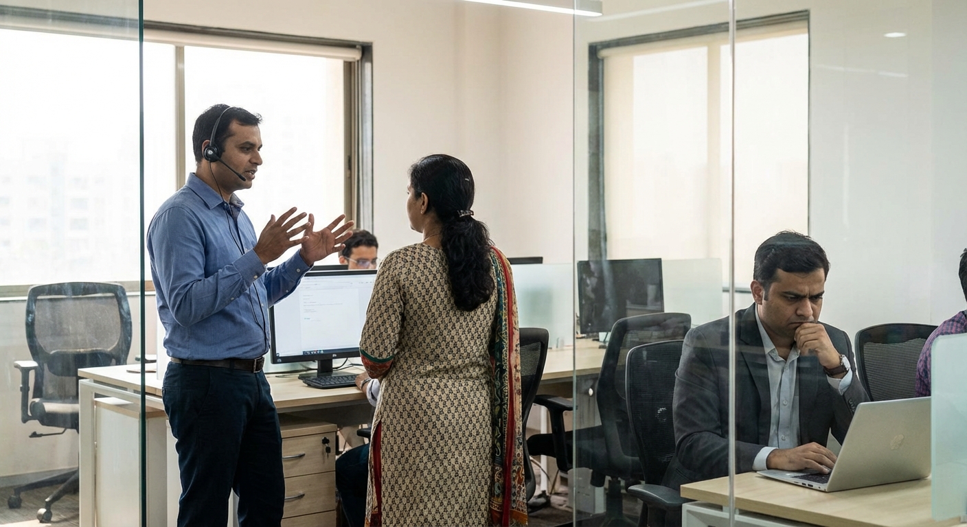 A visual representation of communication barriers in the workplace