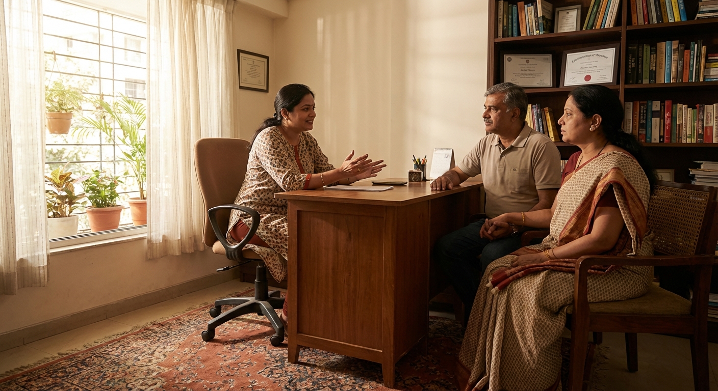 Professional consultation with parents