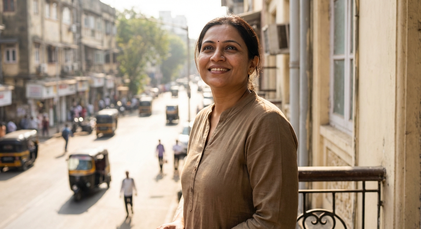 A person looking hopeful and confident, symbolizing recovery